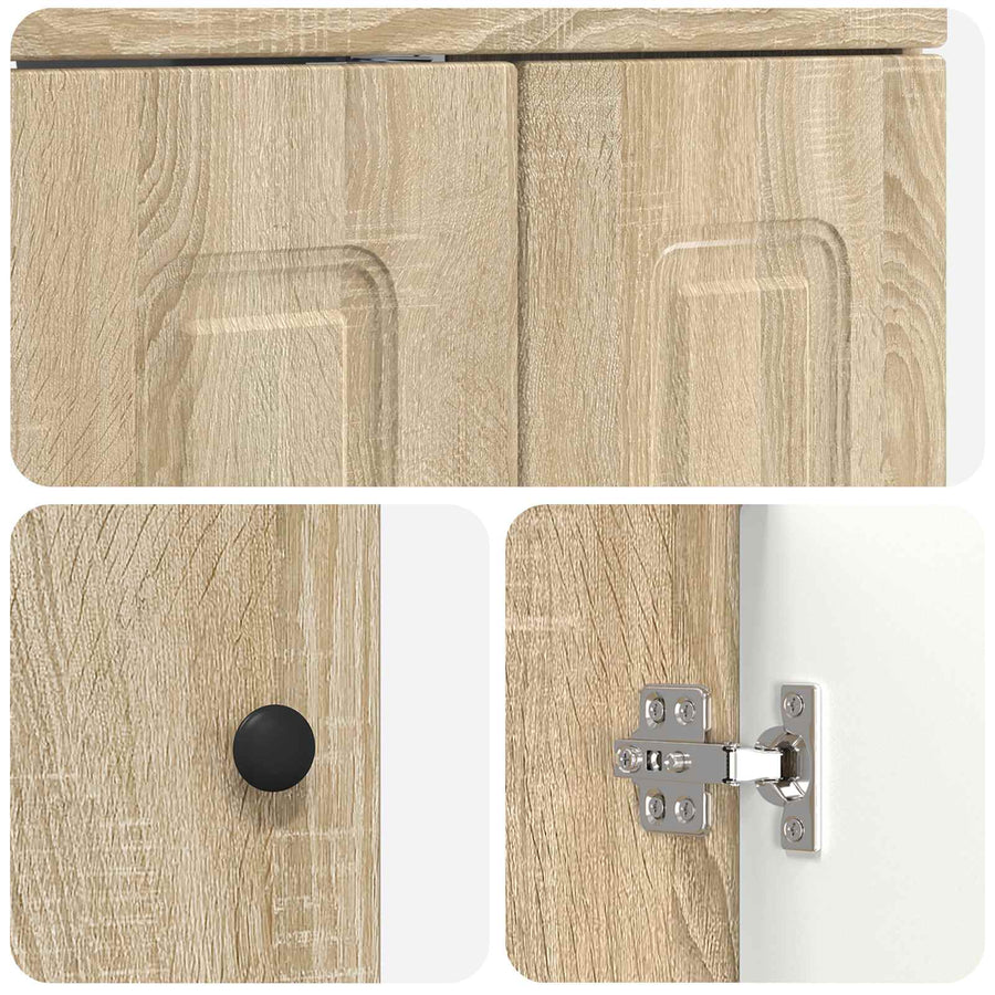 Badkamer onder wastafel kast Sonoma Eiken 56 x 37,5 x 81 cm
