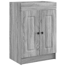 Badkamer onder wastafel kast Grijs Sonoma 56 x 37,5 x 81 cm