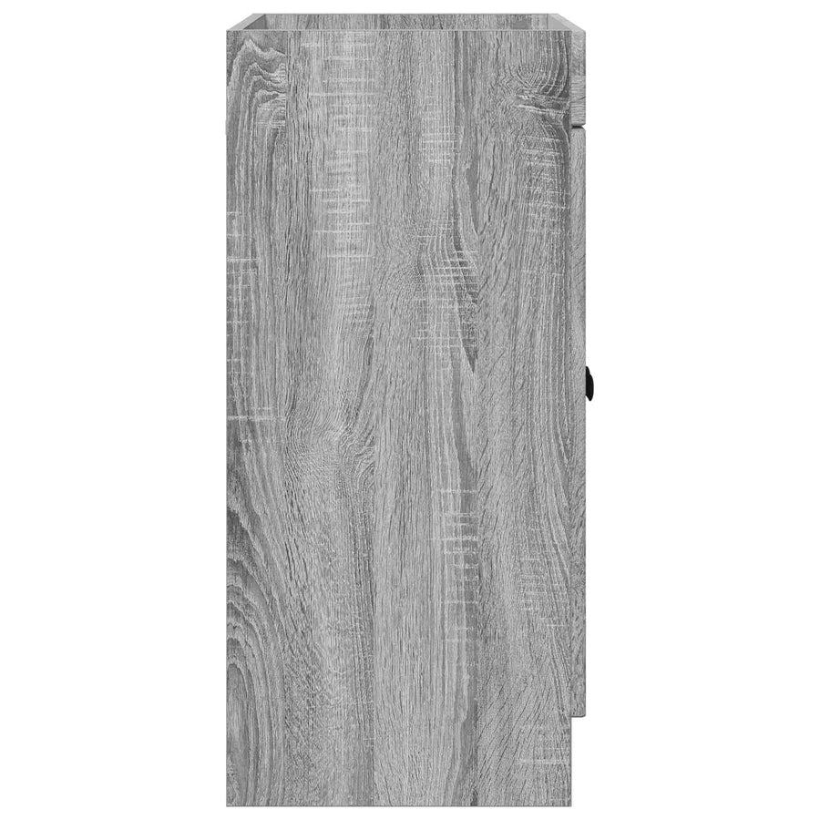 Badkamer onder wastafel kast Grijs Sonoma 56 x 37,5 x 81 cm