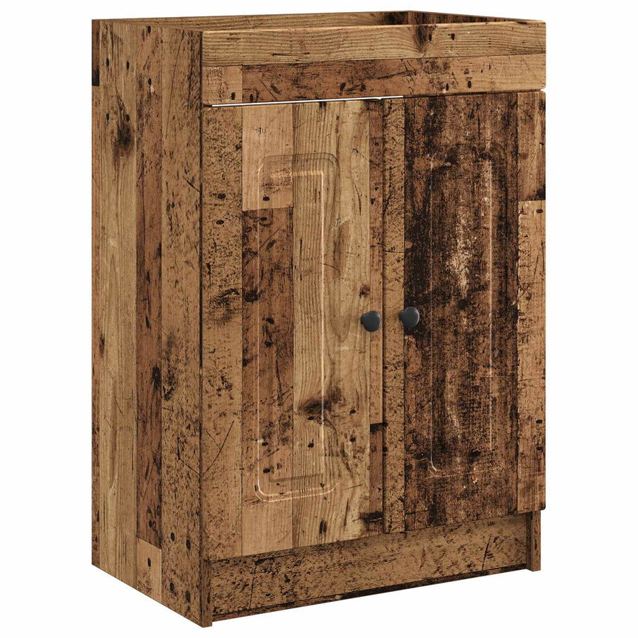 Badkamer onder wastafel kast Oud hout 56 x 37,5 x 81 cm