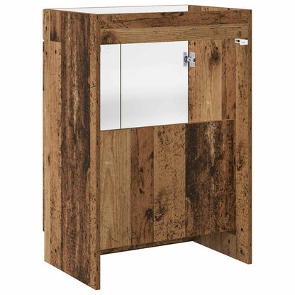 Badkamer onder wastafel kast Oud hout 56 x 37,5 x 81 cm