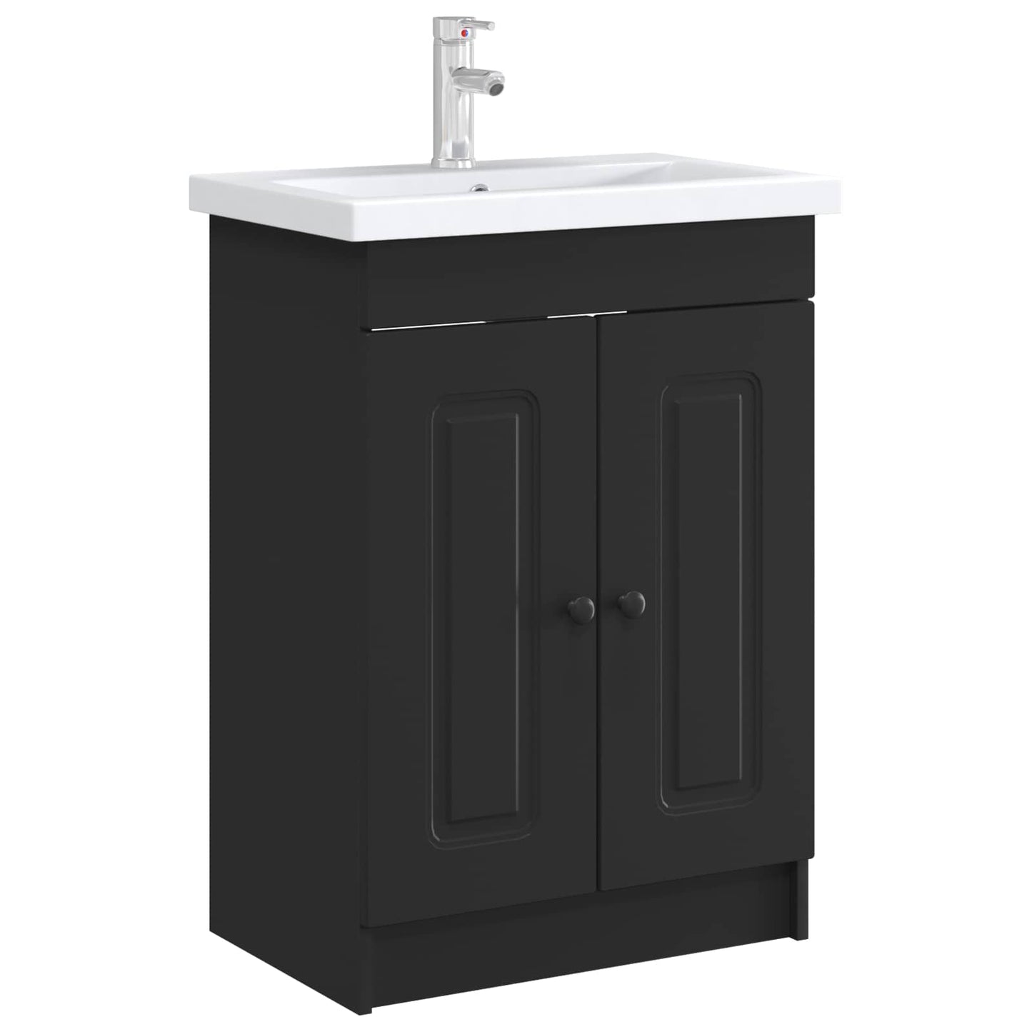 Badkamer onder wastafel kast Zwart 78,5 x 37,5 x 81 cm