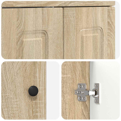 Badkamer onder wastafel kast Sonoma Eiken 78,5 x 37,5 x 81 cm