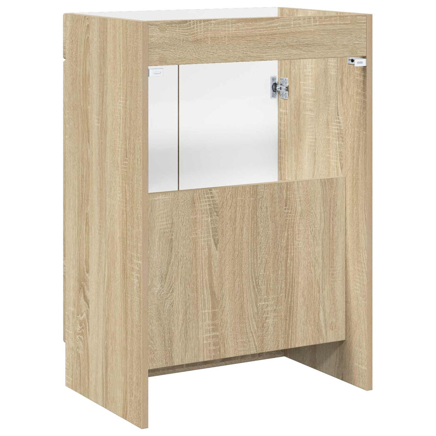 Badkamer onder wastafel kast Sonoma Eiken 78,5 x 37,5 x 81 cm
