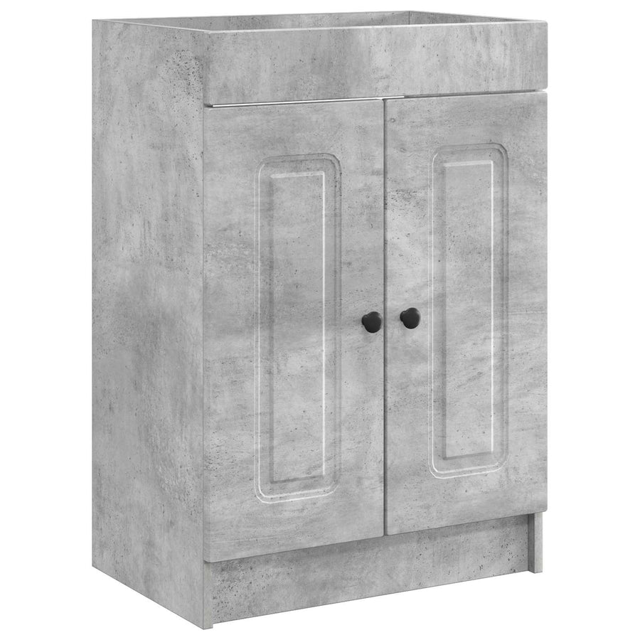 Badkamer onder wastafel kast Betongrijs 78,5 x 37,5 x 81 cm