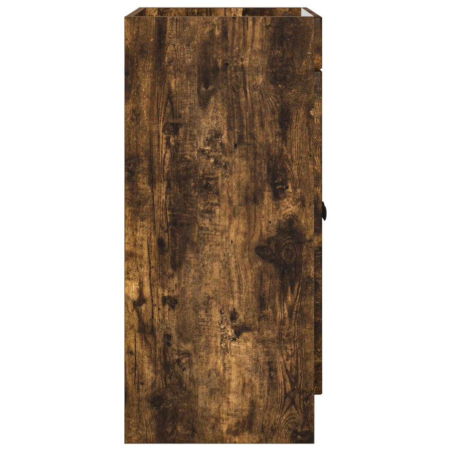 Badkamer onder wastafel kast Gerookt eiken 78,5 x 37,5 x 81 cm