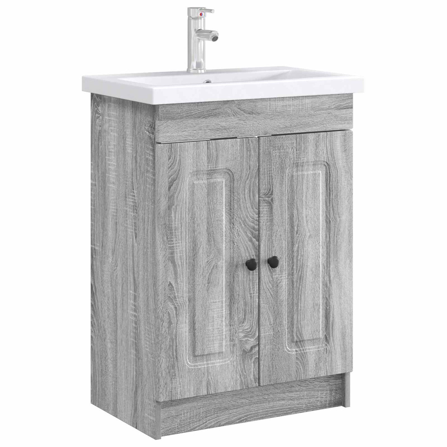 Badkamer onder wastafel kast Grijs Sonoma 78,5 x 37,5 x 81 cm