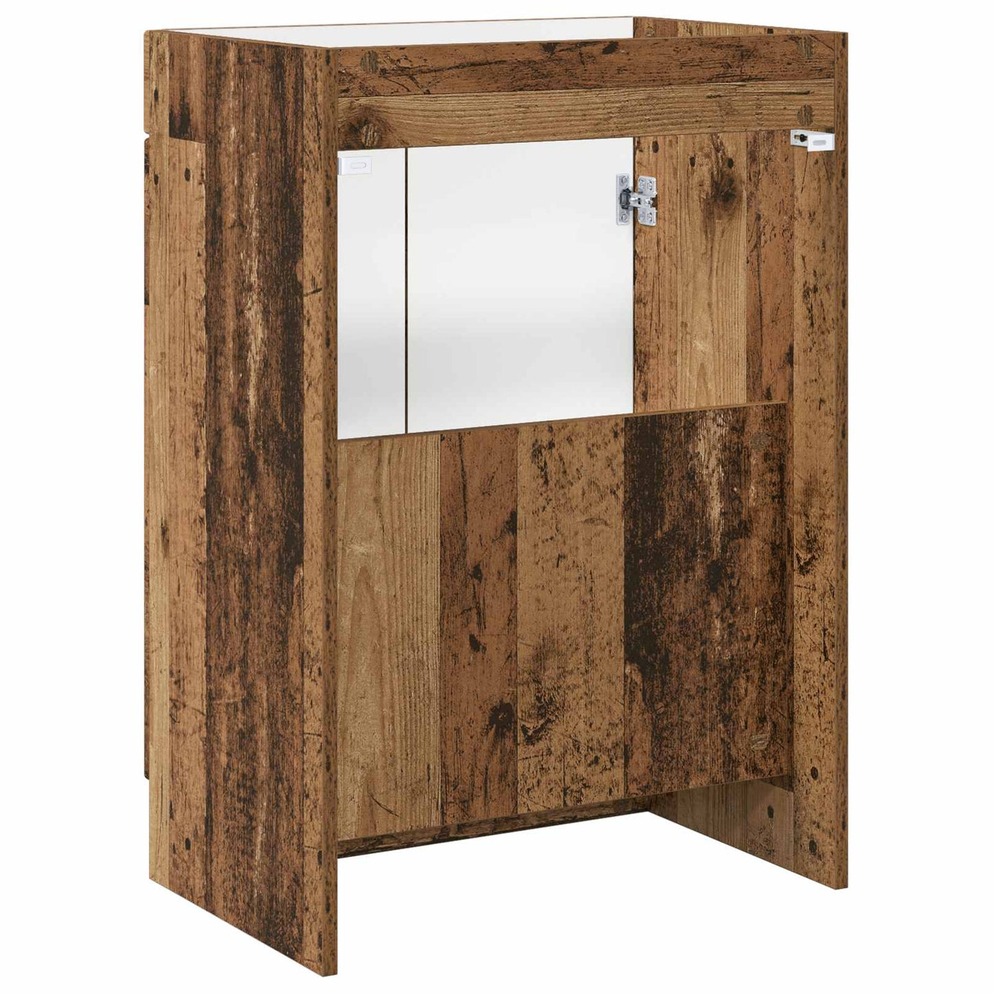 Badkamer onder wastafel kast Oud hout 78,5 x 37,5 x 81 cm