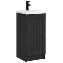 Badkamermeubel met Wasbak Zwart 42 x 40 x 84,5 cm Bewerkt hout