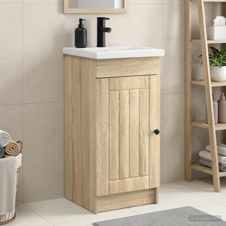 Badkamermeubel met Wasbak Sonoma Eiken 42 x 40 x 84,5 cm