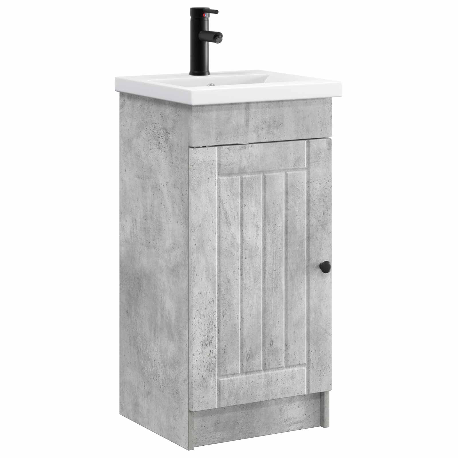 Badkamermeubel met Wasbak Betongrijs 42 x 40 x 84,5 cm
