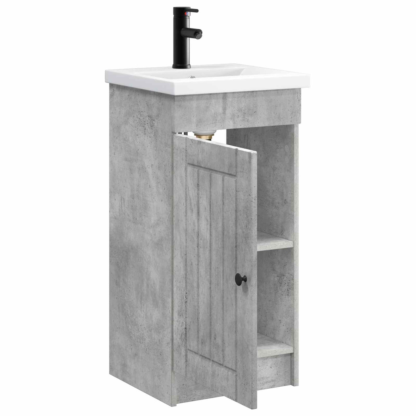 Badkamermeubel met Wasbak Betongrijs 42 x 40 x 84,5 cm