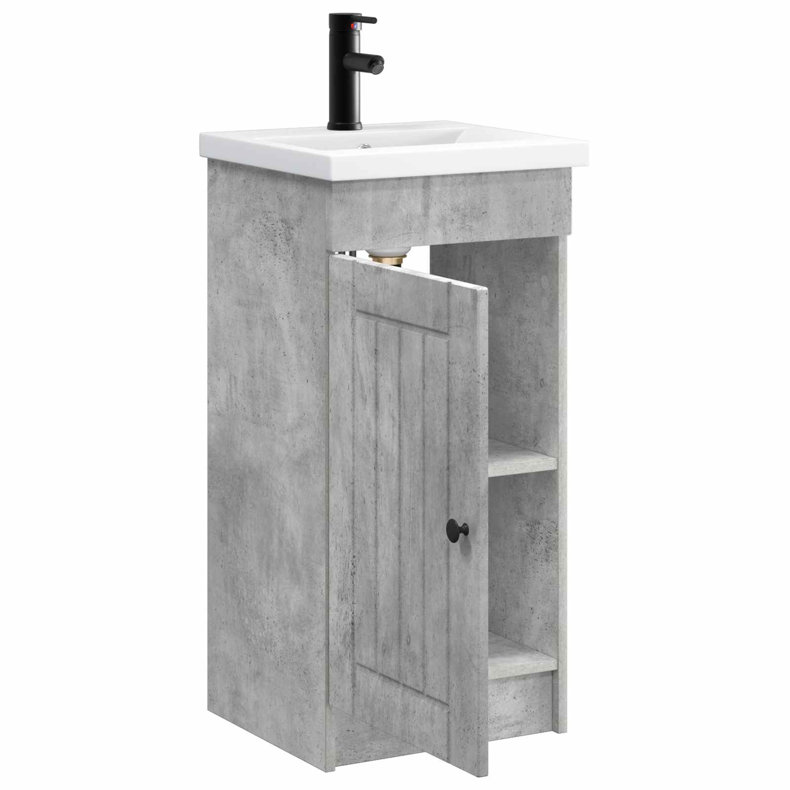 Badkamermeubel met Wasbak Betongrijs 42 x 40 x 84,5 cm
