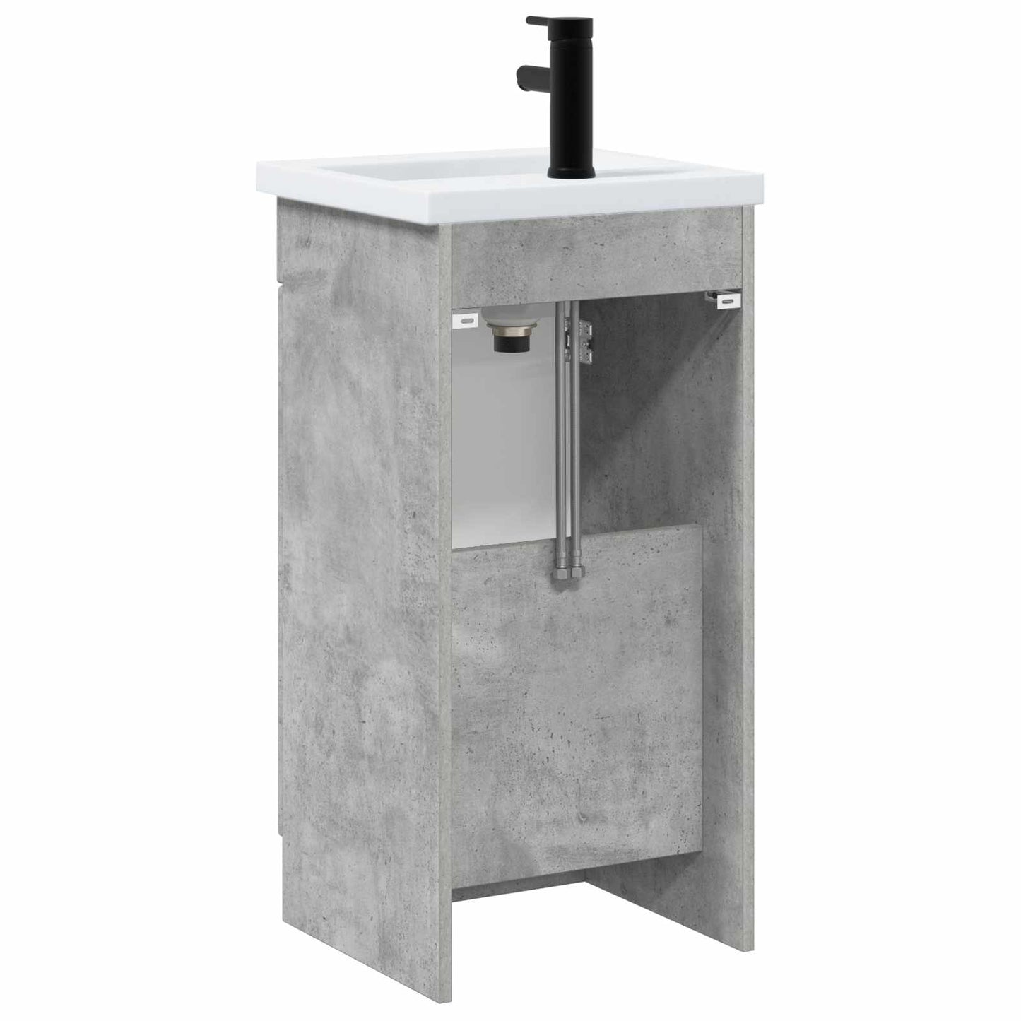 Badkamermeubel met Wasbak Betongrijs 42 x 40 x 84,5 cm