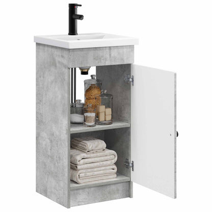 Badkamermeubel met Wasbak Betongrijs 42 x 40 x 84,5 cm