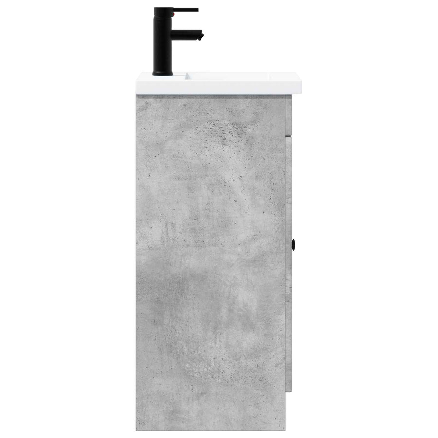 Badkamermeubel met Wasbak Betongrijs 42 x 40 x 84,5 cm