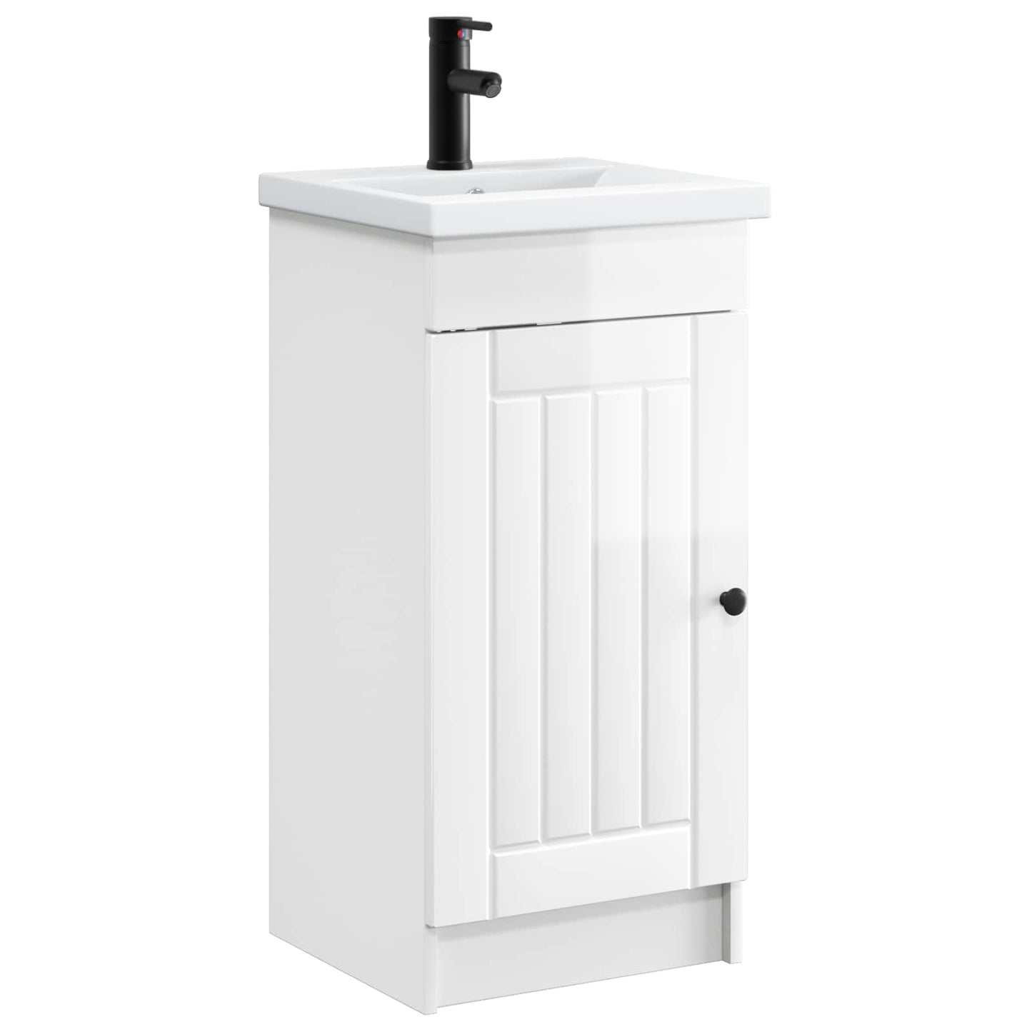 Badkamermeubel met Wasbak Hoogglans Wit 42 x 40 x 84,5 cm