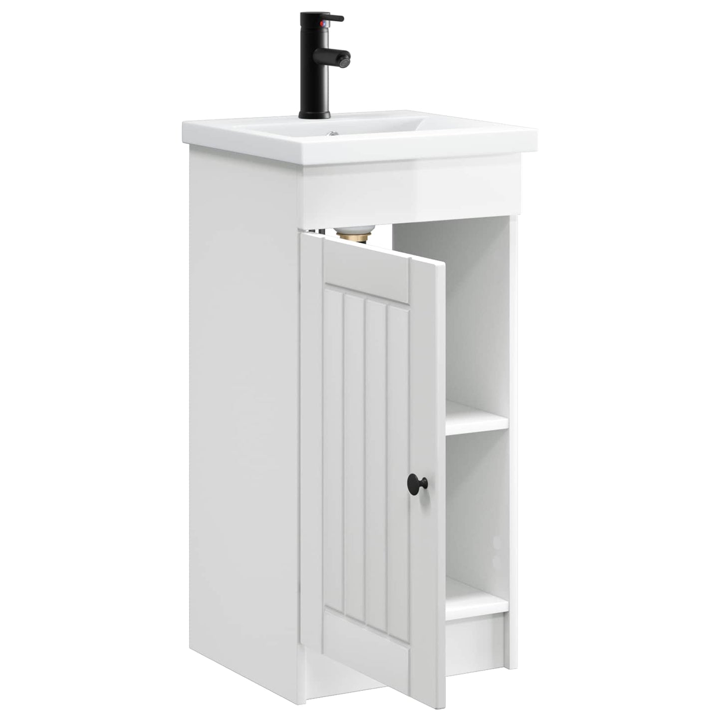 Badkamermeubel met Wasbak Hoogglans Wit 42 x 40 x 84,5 cm