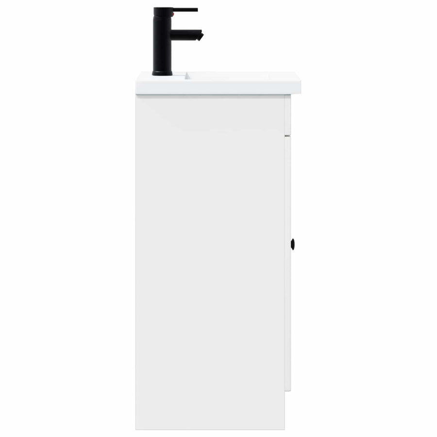 Badkamermeubel met Wasbak Hoogglans Wit 42 x 40 x 84,5 cm