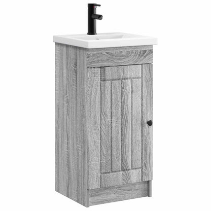 Badkamermeubel met Wasbak Grijs Sonoma 42 x 40 x 84,5 cm