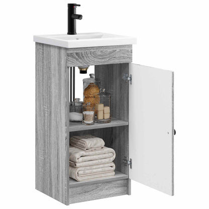 Badkamermeubel met Wasbak Grijs Sonoma 42 x 40 x 84,5 cm