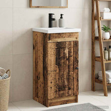 Badkamermeubel met Wasbak Oud hout 42 x 40 x 84,5 cm