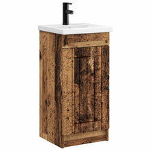 Badkamermeubel met Wasbak Oud hout 42 x 40 x 84,5 cm
