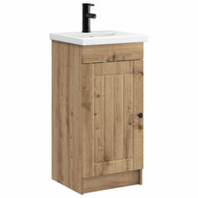 Badkamermeubel met Wasbak Artisanaal eiken 42 x 40 x 84,5 cm
