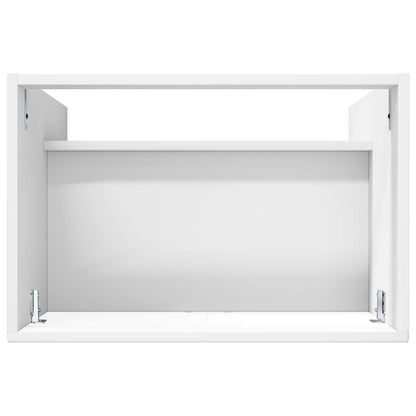 Badkamer onder wastafel kast Wit 56 x 37,5 x 81 cm Bewerkt hout