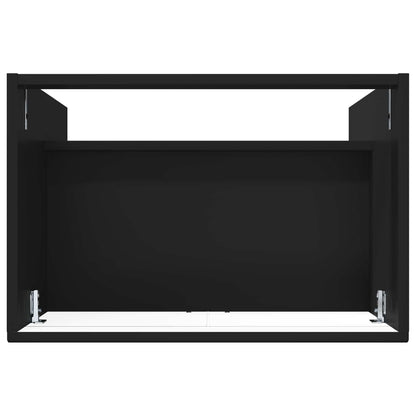Badkamer onder wastafel kast Zwart 56 x 37,5 x 81 cm