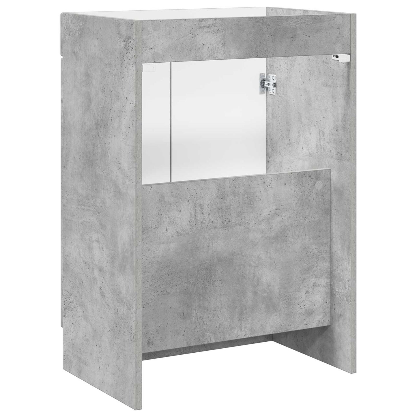 Badkamer onder wastafel kast Betongrijs 56 x 37,5 x 81 cm