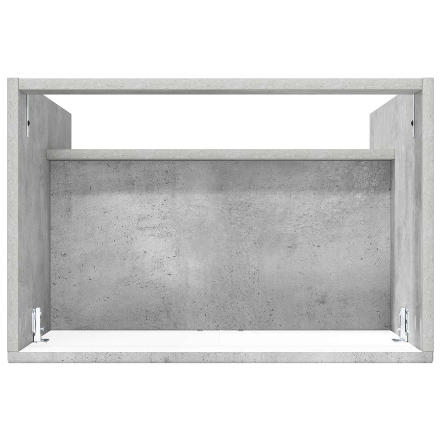 Badkamer onder wastafel kast Betongrijs 56 x 37,5 x 81 cm