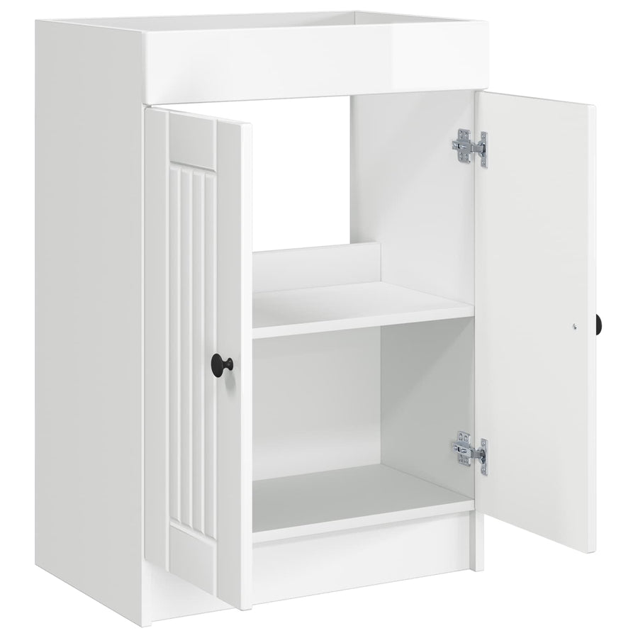 Badkamer onder wastafel kast Hoogglans Wit 56 x 37,5 x 81 cm