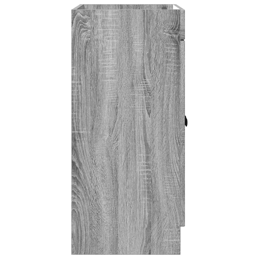 Badkamer onder wastafel kast Grijs Sonoma 56 x 37,5 x 81 cm
