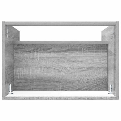 Badkamer onder wastafel kast Grijs Sonoma 56 x 37,5 x 81 cm