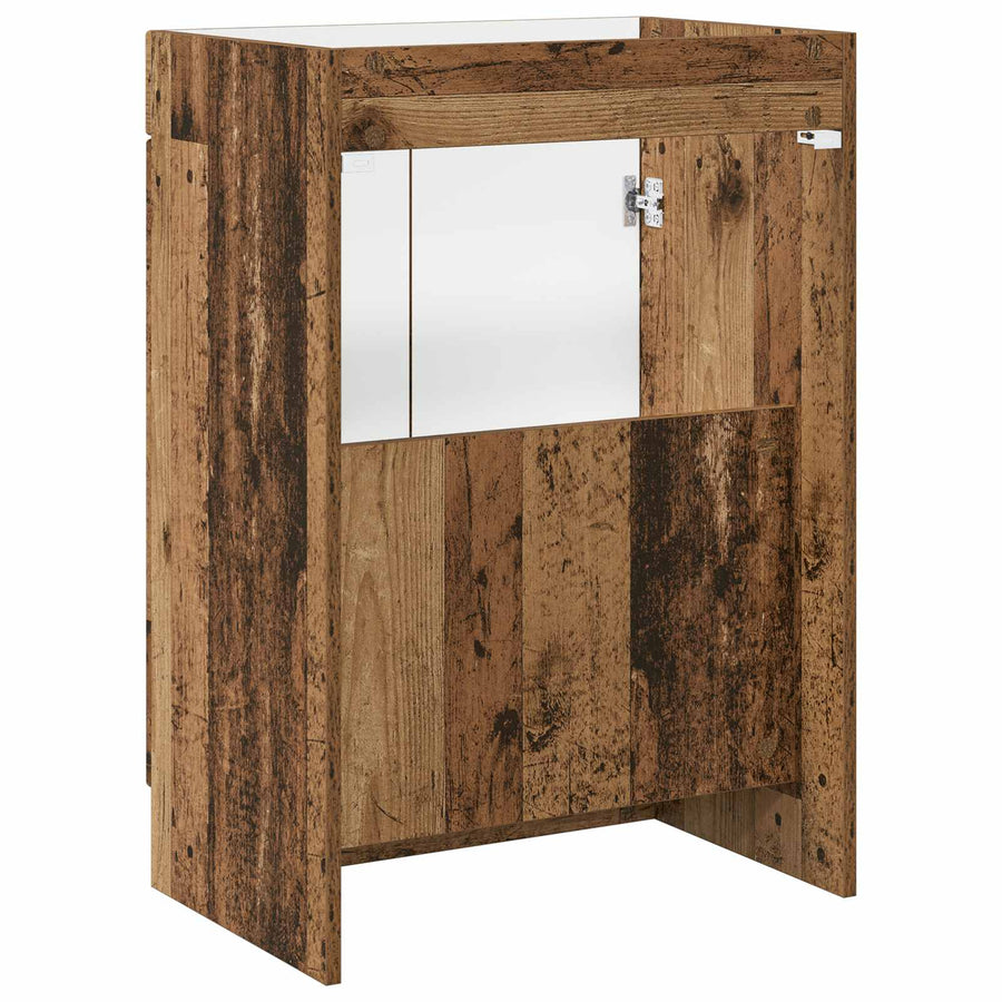 Badkamer onder wastafel kast Oud hout 56 x 37,5 x 81 cm