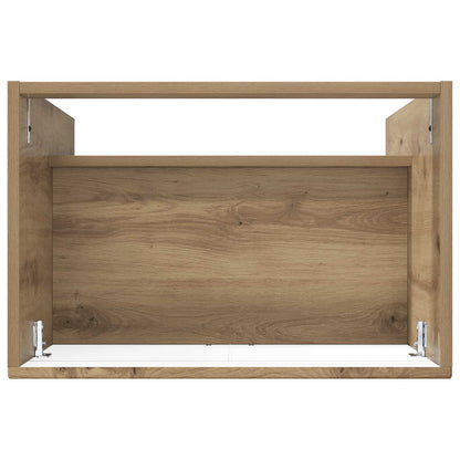 Badkamer onder wastafel kast Artisanaal eiken 56 x 37,5 x 81 cm