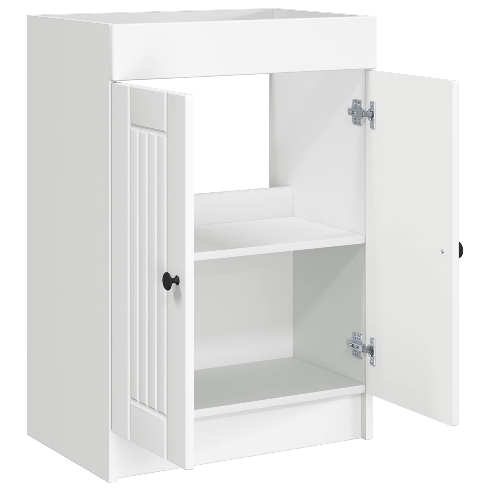Badkamer onder wastafel kast Wit 78,5 x 37,5 x 81 cm