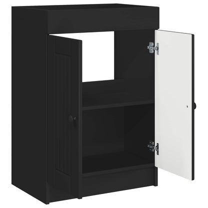 Badkamer onder wastafel kast Zwart 78,5 x 37,5 x 81 cm