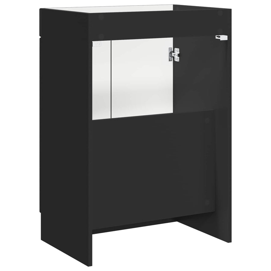 Badkamer onder wastafel kast Zwart 78,5 x 37,5 x 81 cm