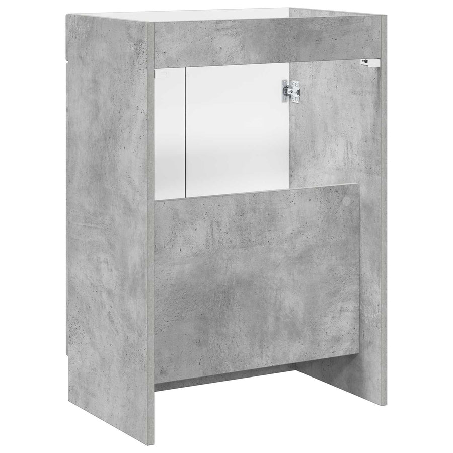 Badkamer onder wastafel kast Betongrijs 78,5 x 37,5 x 81 cm