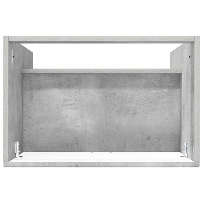 Badkamer onder wastafel kast Betongrijs 78,5 x 37,5 x 81 cm