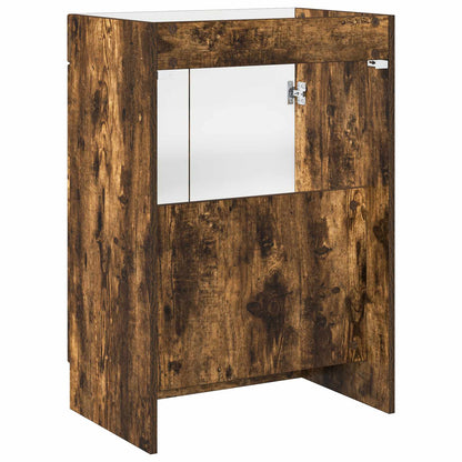 Badkamer onder wastafel kast Gerookt eiken 78,5 x 37,5 x 81 cm