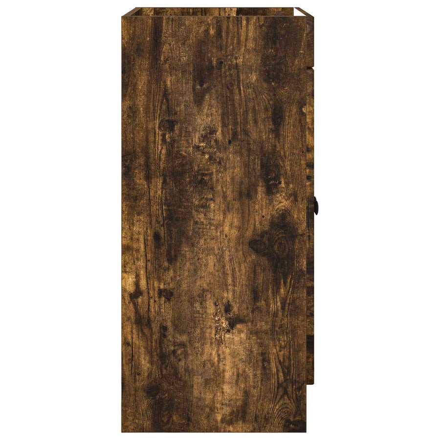 Badkamer onder wastafel kast Gerookt eiken 78,5 x 37,5 x 81 cm