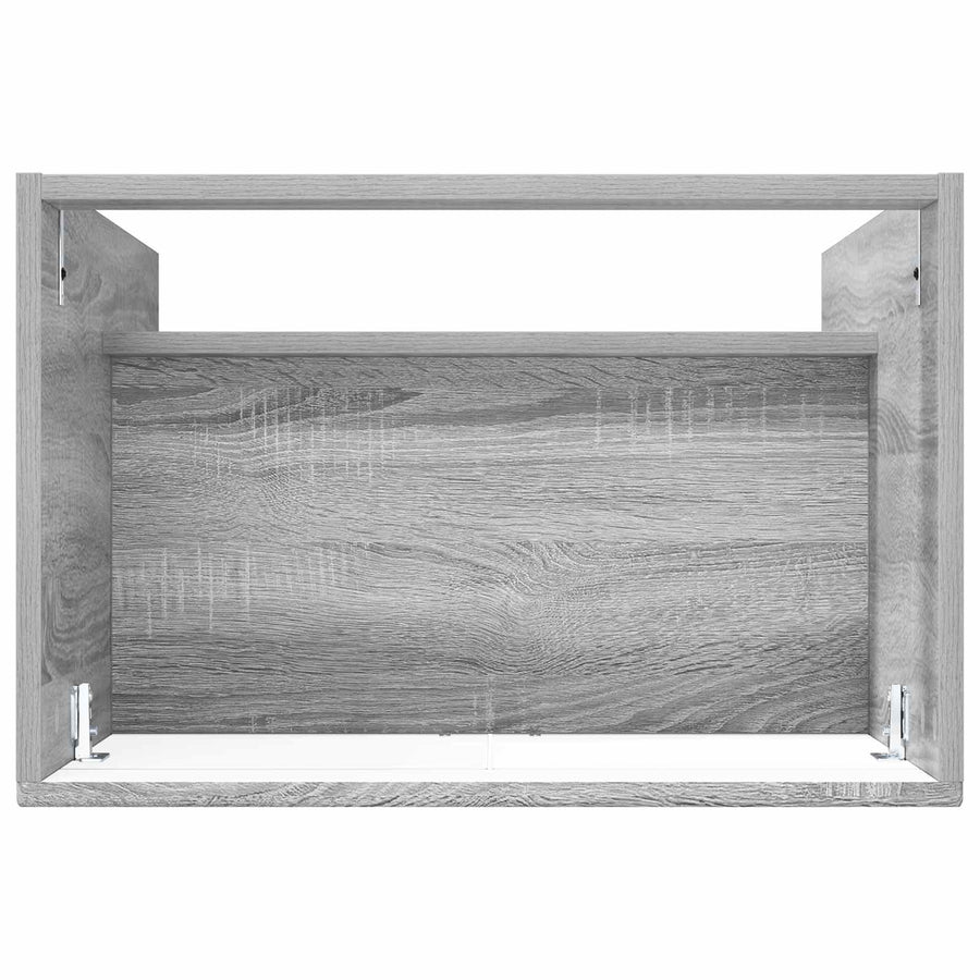 Badkamer onder wastafel kast Grijs Sonoma 78,5 x 37,5 x 81 cm