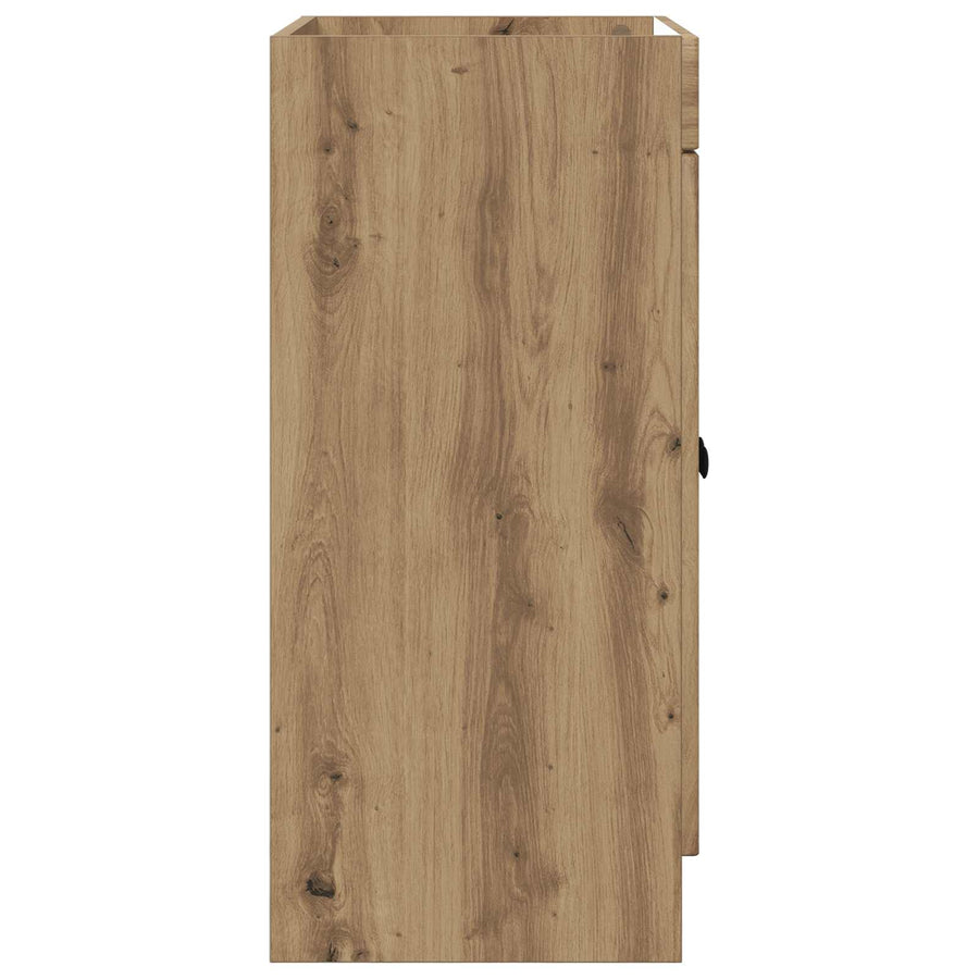 Badkamer onder wastafel kast Artisanaal eiken