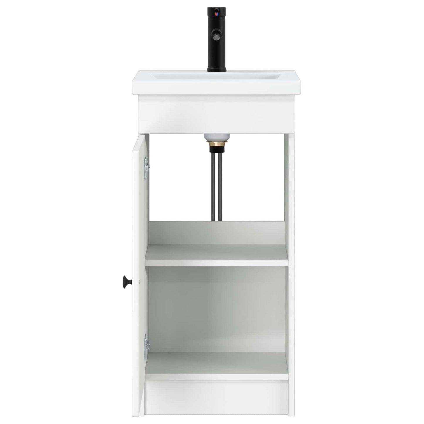 Badkamermeubel met Wasbak Wit 42 x 40 x 84,5 cm Bewerkt hout