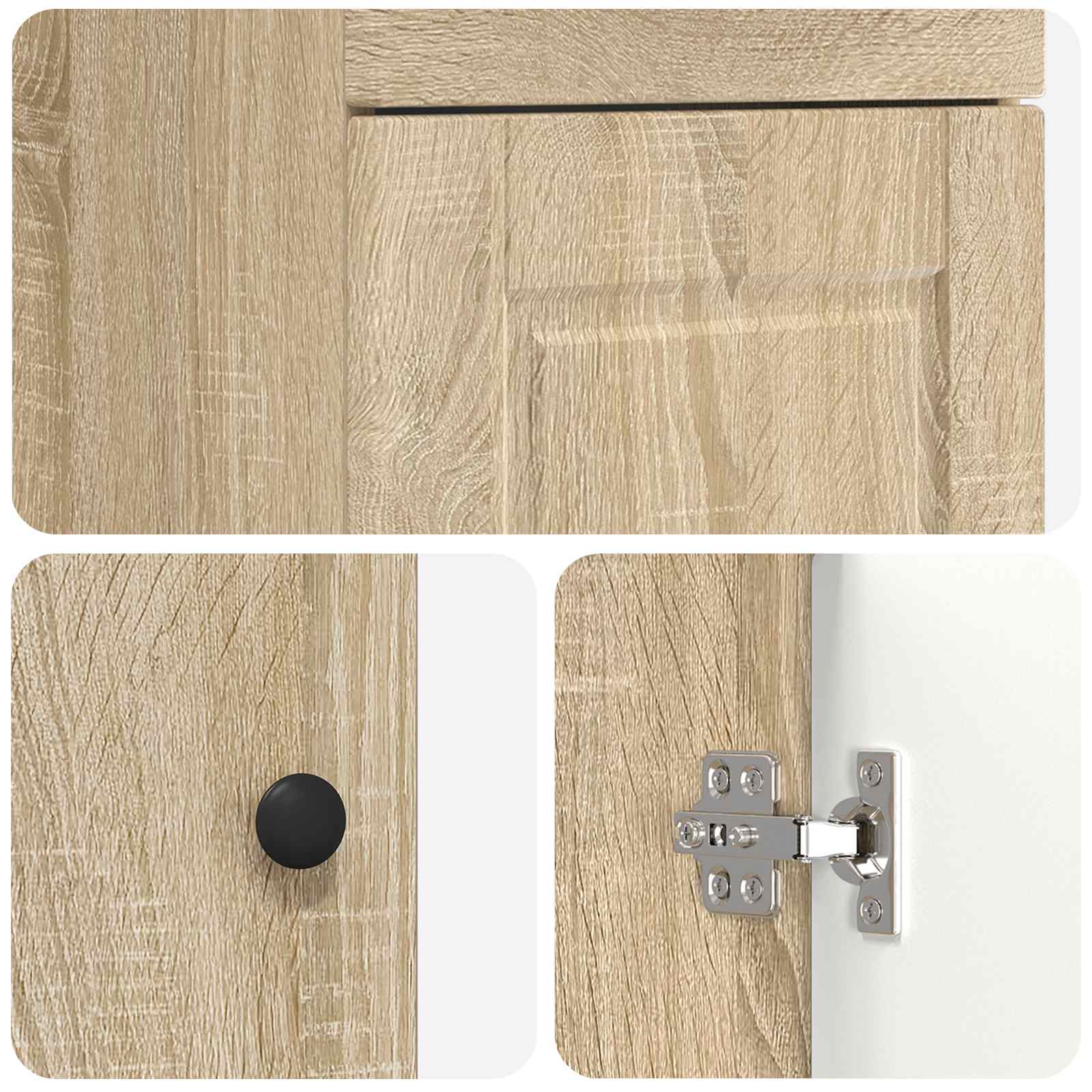 Badkamermeubel met Wasbak Sonoma Eiken 42 x 40 x 84,5 cm