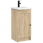 Bathroom Cabinet with Sink Sonoma Oak 42 x 40 x 84.5 cm