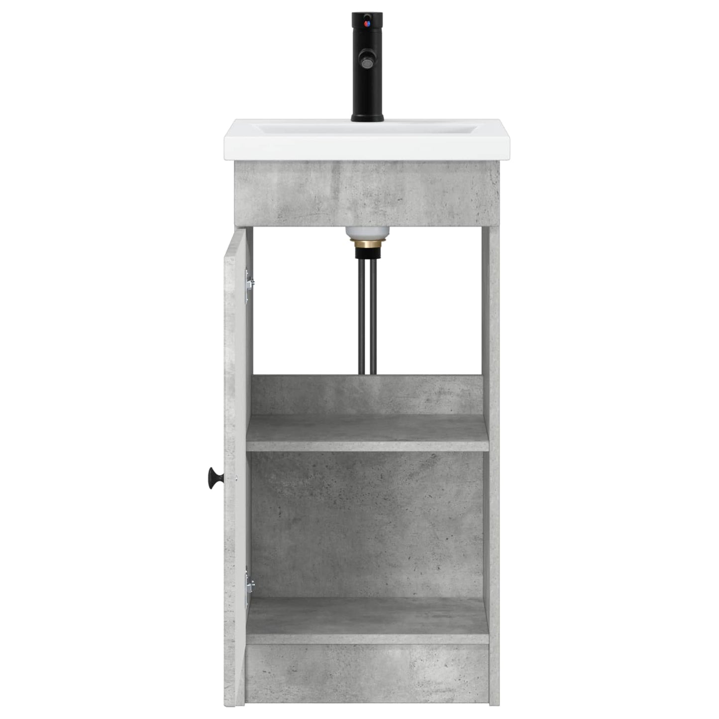 Badkamermeubel met Wasbak Betongrijs 42 x 40 x 84,5 cm